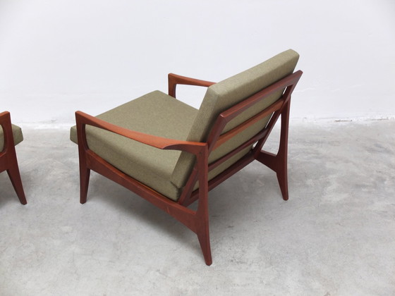 Image 1 of Zeldzaam paar fauteuils van Knoll Antimott, 1950S