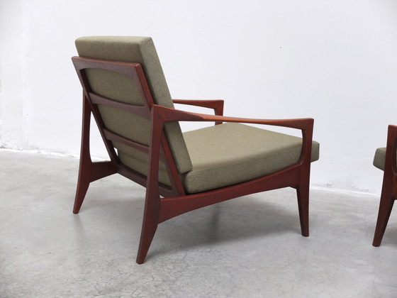 Image 1 of Zeldzaam paar fauteuils van Knoll Antimott, 1950S