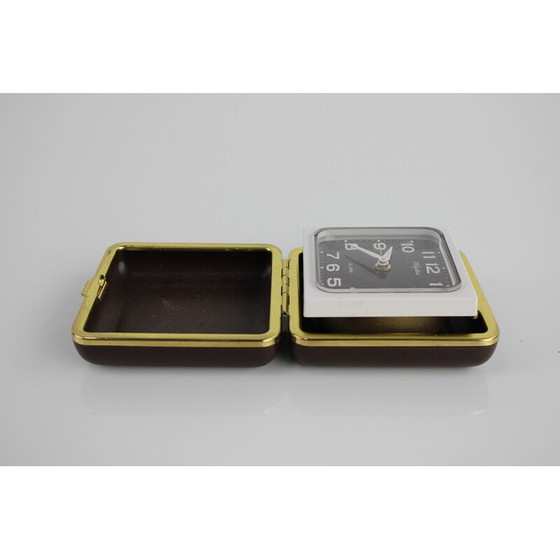 Image 1 of Vintage opwindbare wekker voor Rhythm, Tsjecho-Slowakije 1960