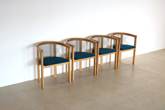 Image 1 of 4x Tranekaer String stoelen