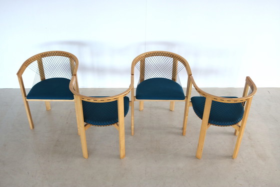 Image 1 of 4x Tranekaer String stoelen