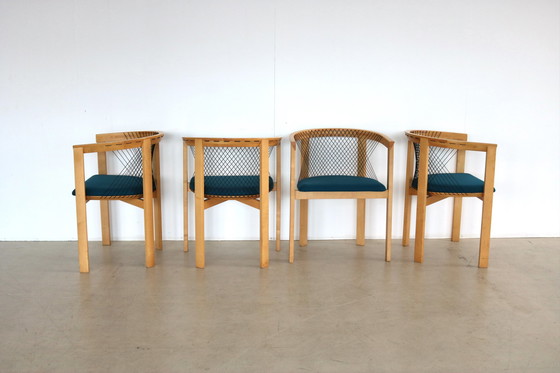 Image 1 of 4x Tranekaer String stoelen