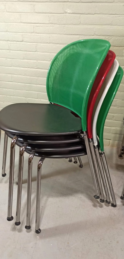 4x Christoph Hindermann Orta stoelen