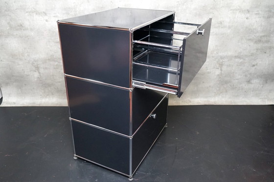 Image 1 of Zwitserse vintage wandkast van Fritz Haller, jaren '80