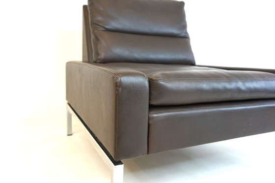 Image 1 of Wilkhahn Serie 800 lederen fauteuil van Hans Peter Piel