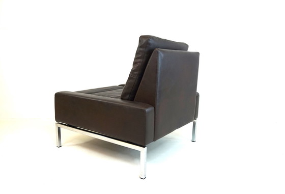 Image 1 of Wilkhahn Serie 800 lederen fauteuil van Hans Peter Piel