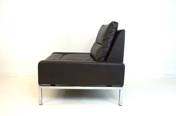 Image 1 of Wilkhahn Serie 800 lederen fauteuil van Hans Peter Piel