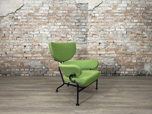 Cassina 836 Tre Pezzi groen fauteuil