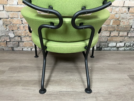 Image 1 of Cassina 836 Tre Pezzi groen fauteuil