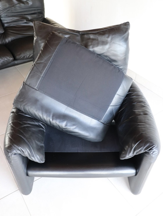 Image 1 of Vintage Cassina Maralunga fauteuil