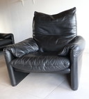 Vintage Cassina Maralunga fauteuil