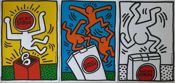 Image 1 of Keith Haring - complete set "Lucky Strike"