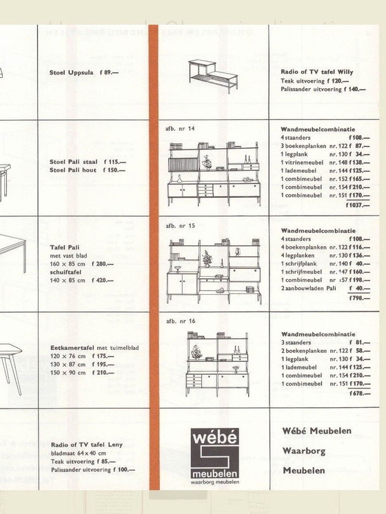 Image 1 of Webe tv meubel, jaren 60