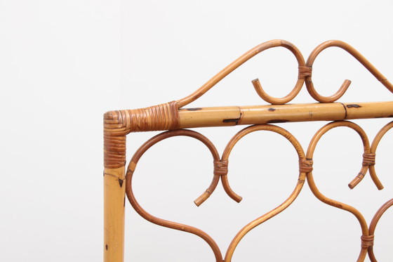Image 1 of Vintage Rotan kamerscherm of roomdivider gemaakt in Italie 1960