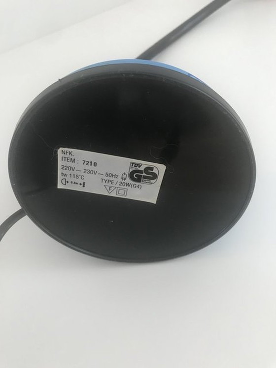 Image 1 of Vintage Memphis Stijl bureaulamp "NFK"