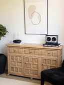 Brutalist spaans dressoir credenza