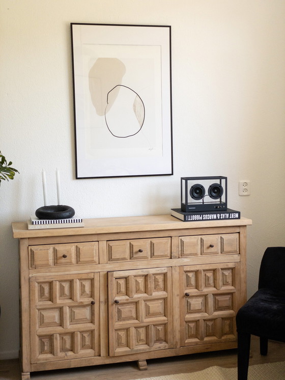 Image 1 of Brutalist spaans dressoir credenza