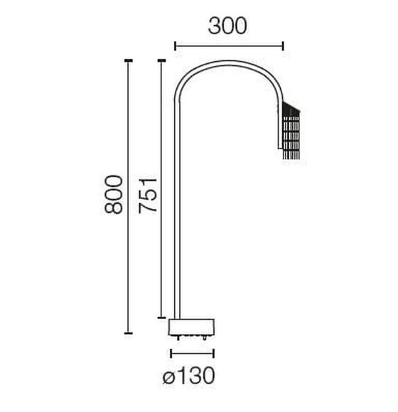 Image 1 of 5x Flos Caule Bollard  1 Outdoor lamp