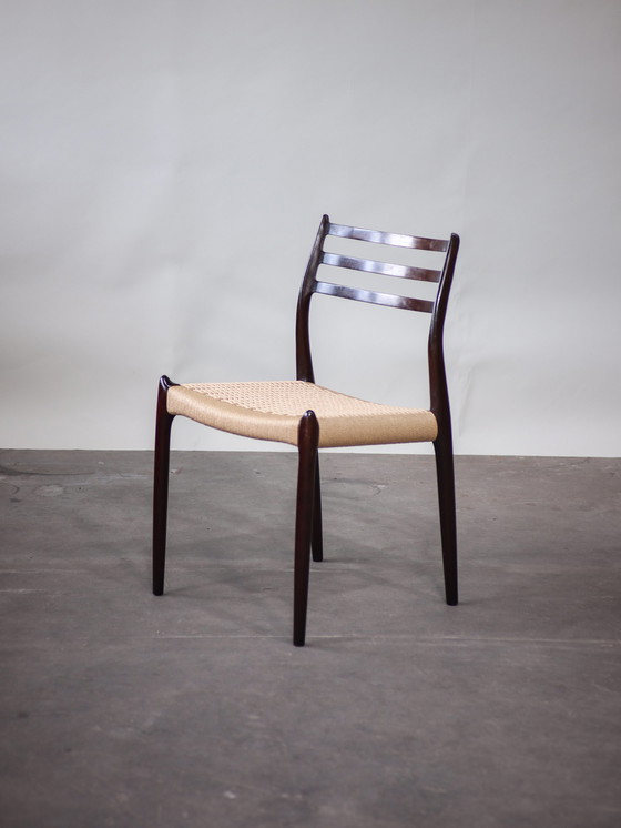 Image 1 of 4x N.O. Møller eetkamerstoelen 78 Deens design