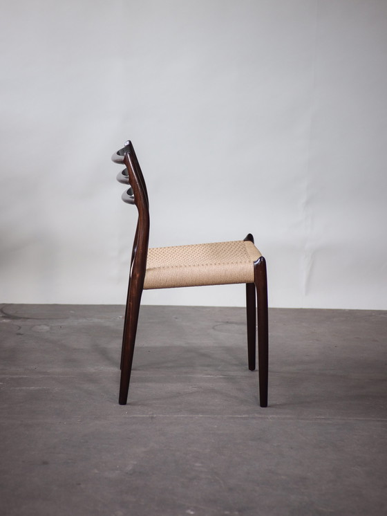 Image 1 of 4x N.O. Møller eetkamerstoelen 78 Deens design