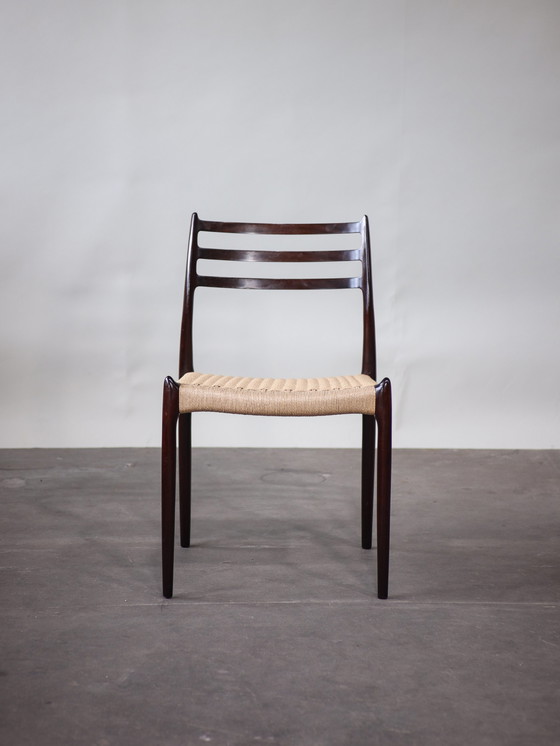 Image 1 of 4x N.O. Møller eetkamerstoelen 78 Deens design