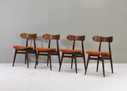 4x Louis van Teeffelen eetkamerstoelen