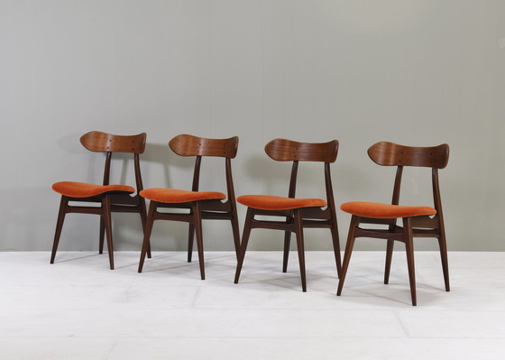 Image 1 of 4x Louis van Teeffelen eetkamerstoelen