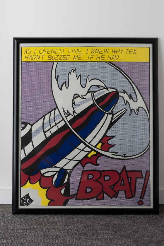 Image 1 of Roy Lichtenstein Print Signed by Artist