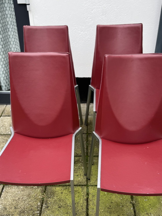 Image 1 of 4 Italiaanse postmoderne Bross eetkamerstoelen