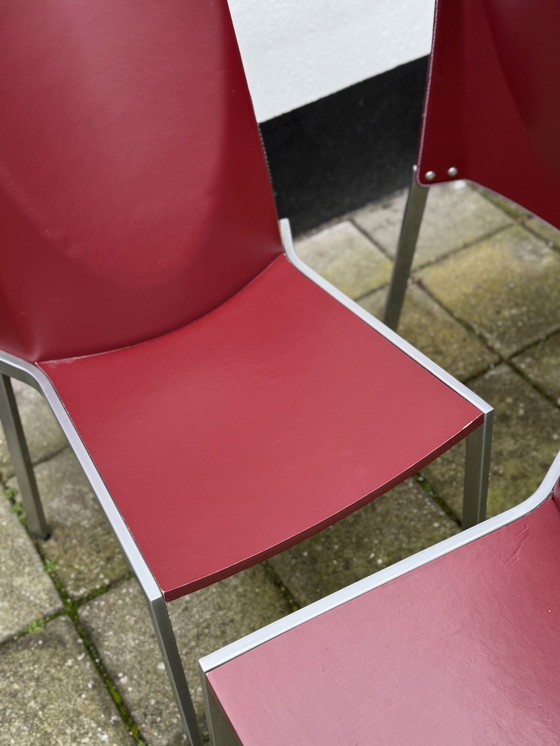 Image 1 of 4 Italiaanse postmoderne Bross eetkamerstoelen