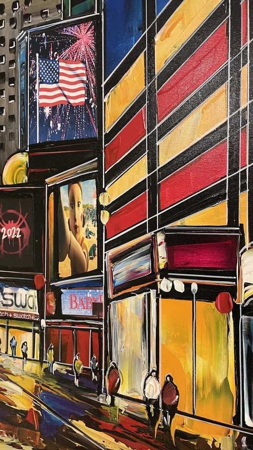 Celine Lust - Schilderij New York