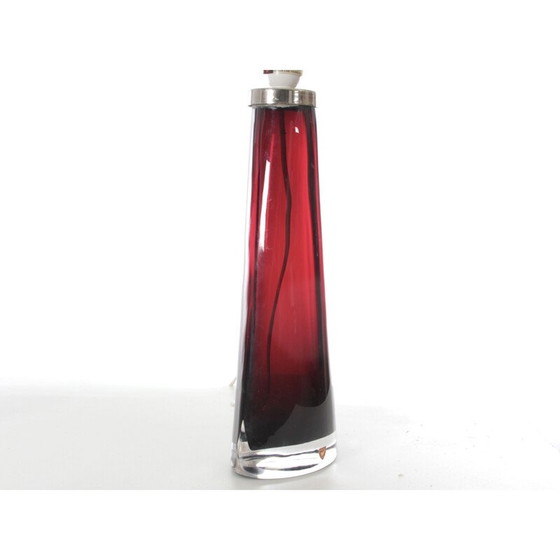 Image 1 of Paar vintage kristallen lampen model Rd 1566 van Carl Fagerlund voor Orrefors, 1960