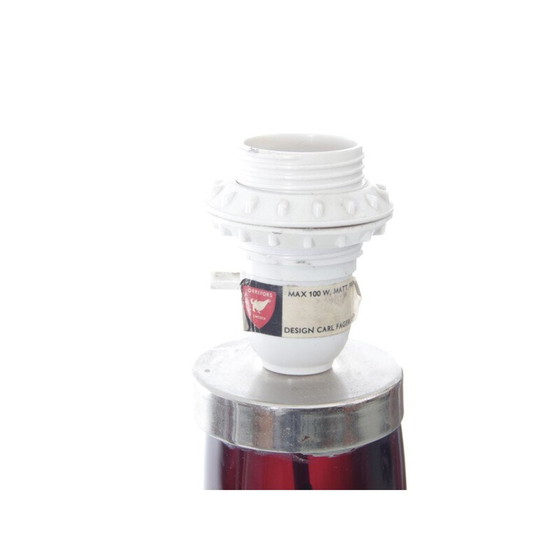 Image 1 of Paar vintage kristallen lampen model Rd 1566 van Carl Fagerlund voor Orrefors, 1960