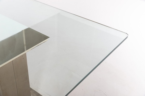 Image 1 of Architectonisch Italiaans design tafel, 1970