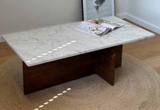 Marble coffee table