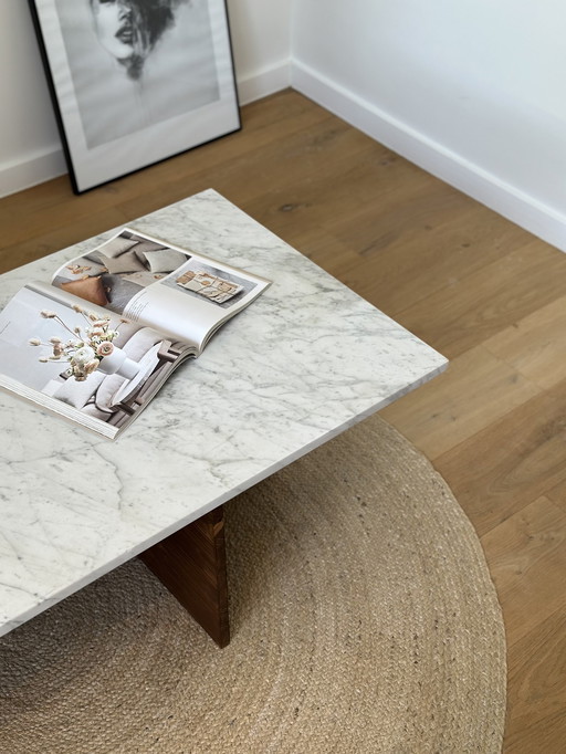 Marble coffee table