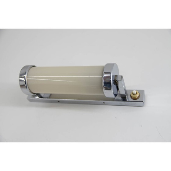 Image 1 of Vintage verchroomde wandlamp, 1930