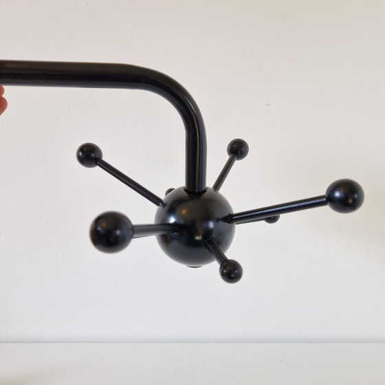 Image 1 of Osvaldo Borsani Vintage Ikea Sputnik Kapstok Zwart
