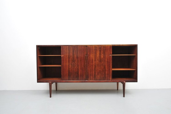 Image 1 of Henry Rosengren Hansen Highboard In Rio Palissander 1950