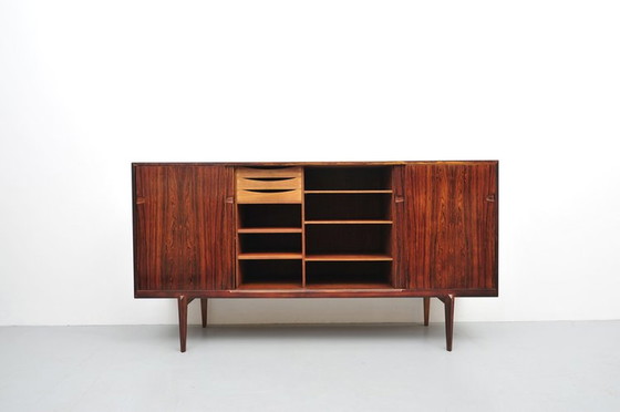 Image 1 of Henry Rosengren Hansen Highboard In Rio Palissander 1950