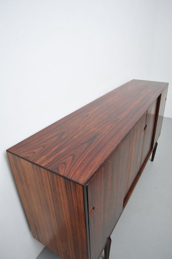 Image 1 of Henry Rosengren Hansen Highboard In Rio Palissander 1950