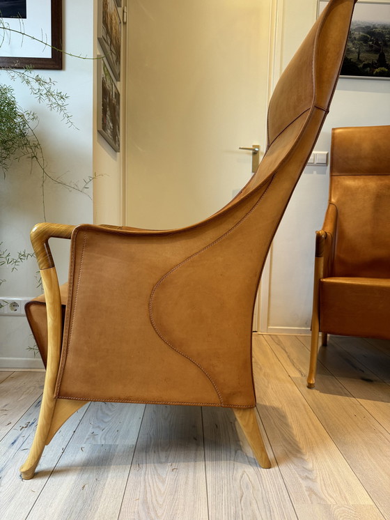 Image 1 of Giorgetti Progetti Wingchairs Van Tuigleer