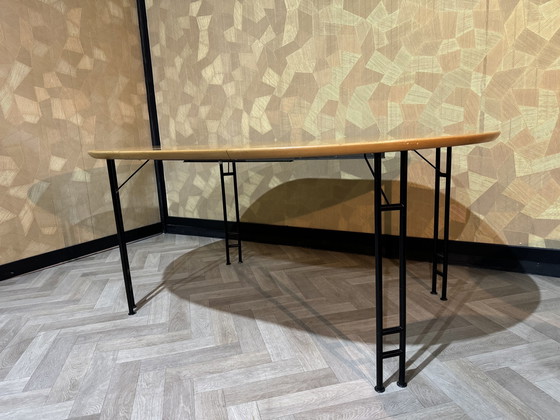 Image 1 of Uitschuifbare Design Tafel Jaren 80