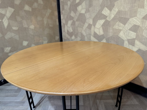 Image 1 of Uitschuifbare Design Tafel Jaren 80