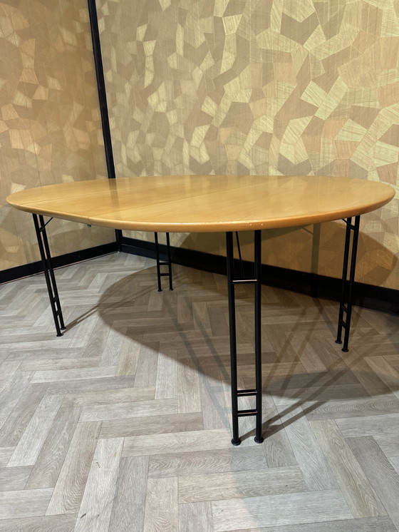 Image 1 of Uitschuifbare Design Tafel Jaren 80