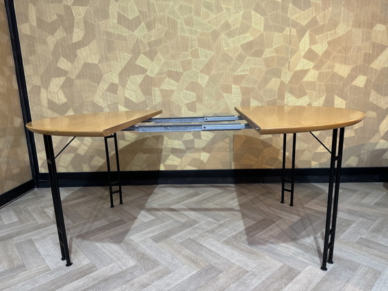 Image 1 of Uitschuifbare Design Tafel Jaren 80