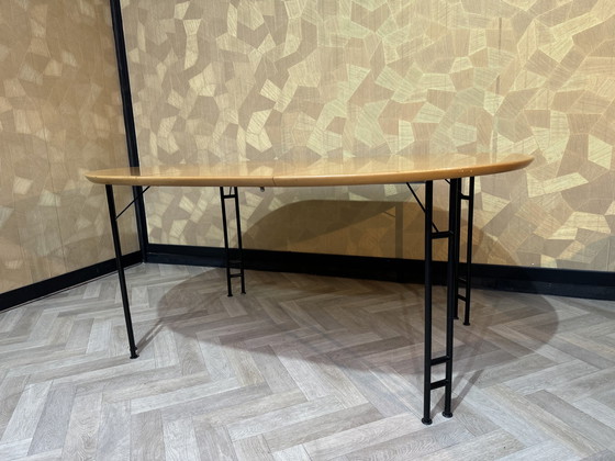 Image 1 of Uitschuifbare Design Tafel Jaren 80