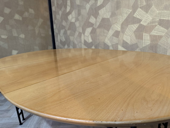 Image 1 of Uitschuifbare Design Tafel Jaren 80