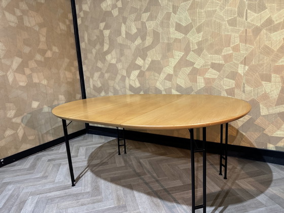 Image 1 of Uitschuifbare Design Tafel Jaren 80