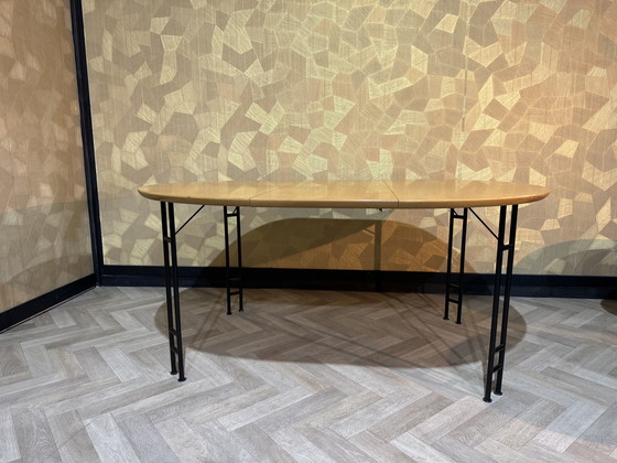 Image 1 of Uitschuifbare Design Tafel Jaren 80